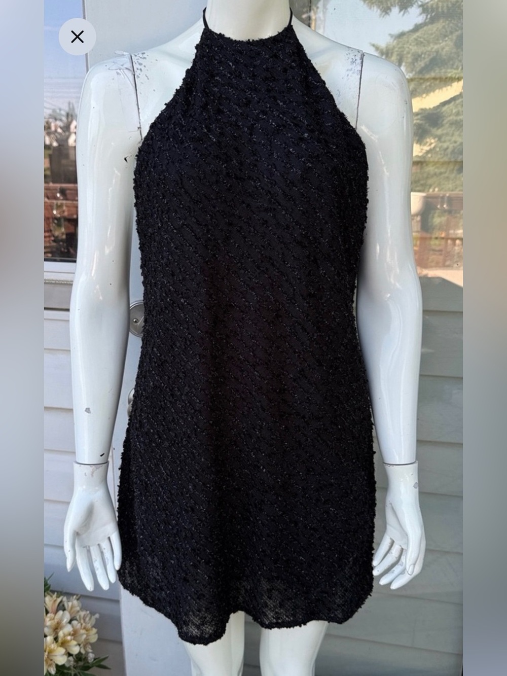 NBD Black Halter Mini Dress - Elegant Evening Style